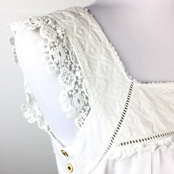 Juicy Couture Linen Crochet Top - Picture 6 of 9